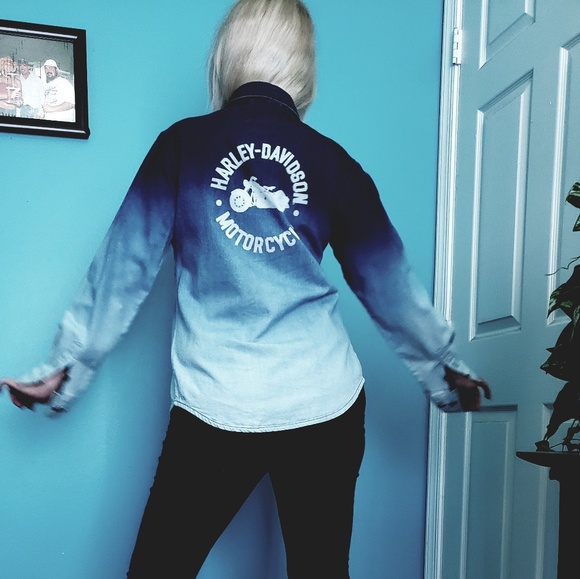 Vintage style Women's Harley Davidson Shirt - Picture 2 of 4
